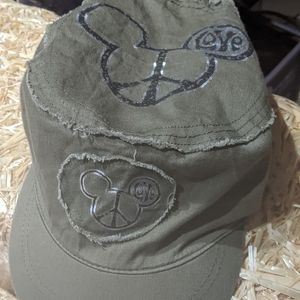 Disney Peace, Love & Mickey Military Cap